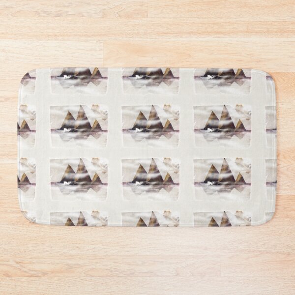 Item preview, winter mountains with deer designed and sold by studioMoSa.