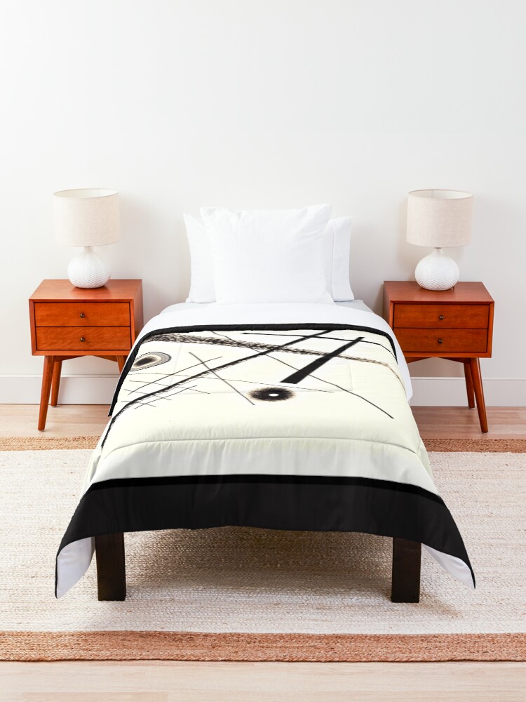 Alternate view of Kandinsky - Abstraction Comforter
