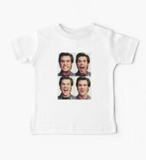 Jim Carrey faces in color Baby Tee