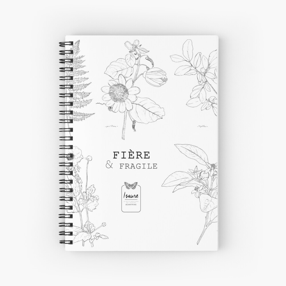 Aperçu de l'œuvre Cahier à spirale créée et vendue par IsaureEcartfixe.