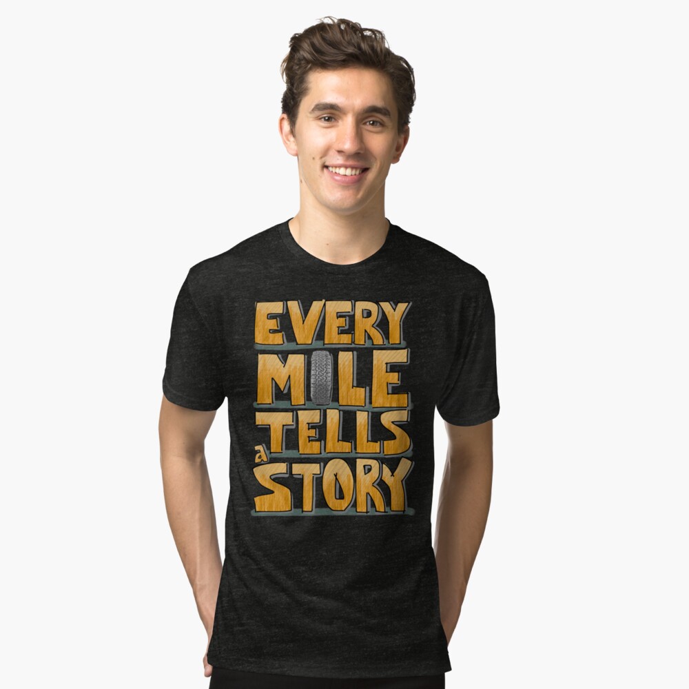Tire in the Mile Tri-blend T-Shirt
