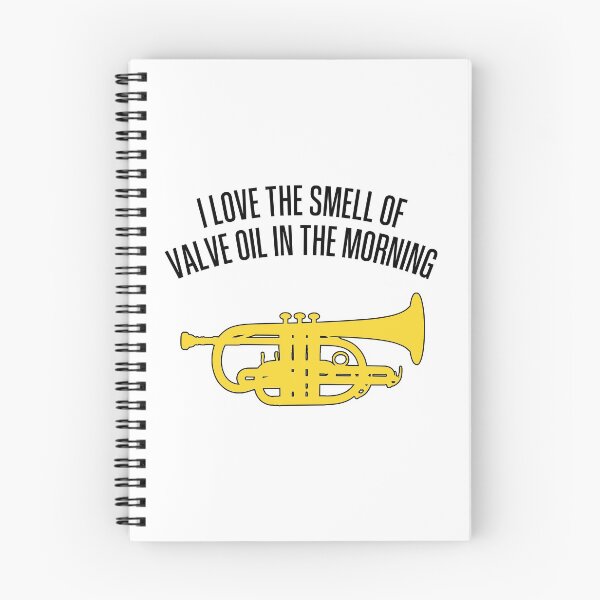 Item preview, Cornet - I LOVE THE SMELL OF VALVE OIL IN THE MORNING - Funny trumpet gift / Funny cornet gift designed and sold by HEJAshirts.