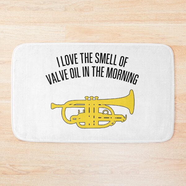 Item preview, Cornet - I LOVE THE SMELL OF VALVE OIL IN THE MORNING - Funny trumpet gift / Funny cornet gift designed and sold by HEJAshirts.