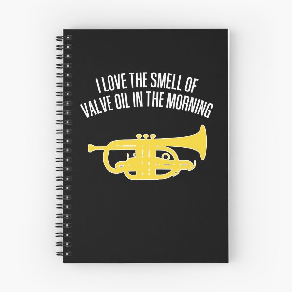 Item preview, Cornet - I LOVE THE SMELL OF VALVE OIL IN THE MORNING - Funny trumpet gift / Funny cornet gift designed and sold by HEJAshirts.
