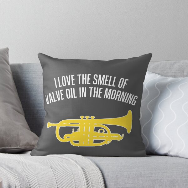 Item preview, Cornet - I LOVE THE SMELL OF VALVE OIL IN THE MORNING - Funny trumpet gift / Funny cornet gift designed and sold by HEJAshirts.