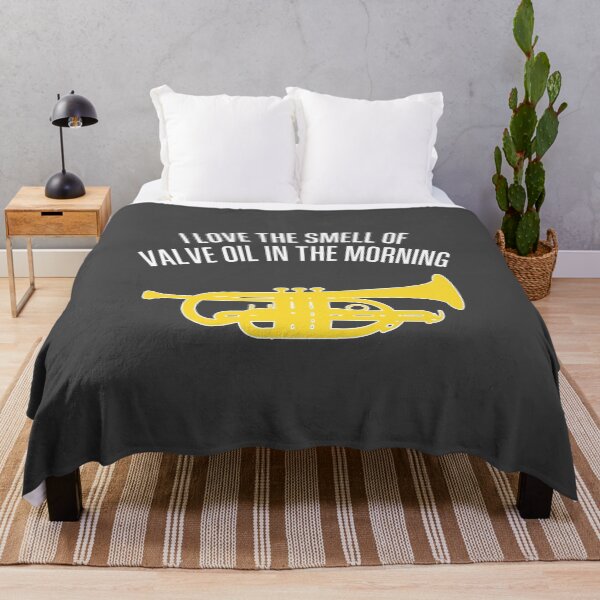 Item preview, Cornet - I LOVE THE SMELL OF VALVE OIL IN THE MORNING - Funny trumpet gift / Funny cornet gift designed and sold by HEJAshirts.