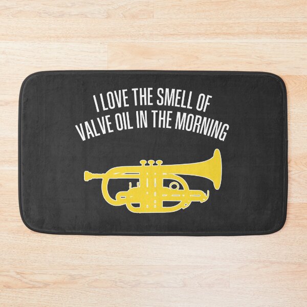 Item preview, Cornet - I LOVE THE SMELL OF VALVE OIL IN THE MORNING - Funny trumpet gift / Funny cornet gift designed and sold by HEJAshirts.