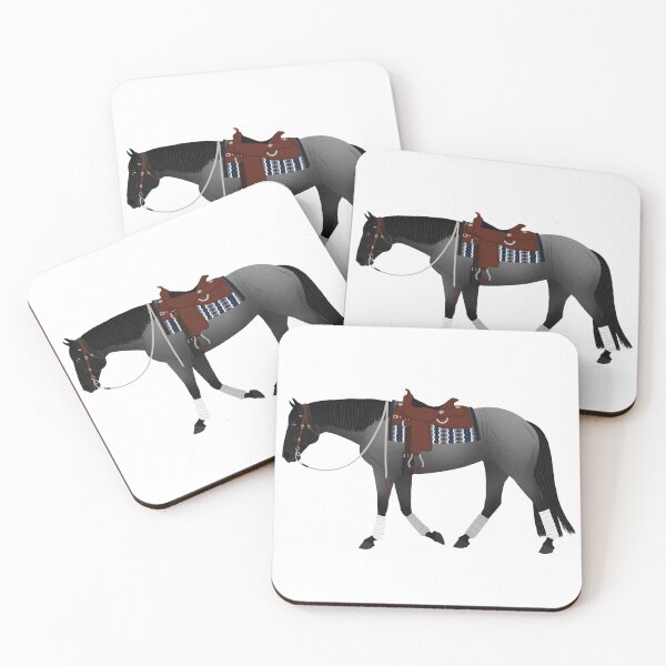 Item preview, Blue Roan Ranch Horse - Equine Rampaige designed and sold by equinerampaige.