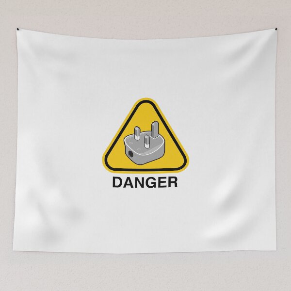 Artikelvorschau, Danger Plug Ahead entworfen und verkauft von DavaTypeGraphic.