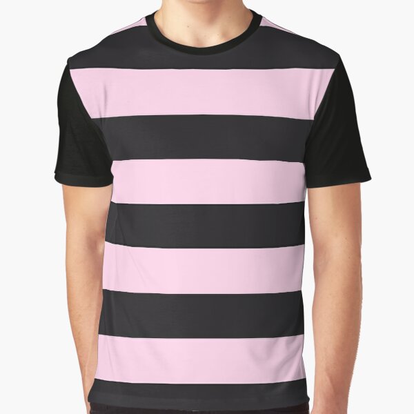 black and white striped mime shirt