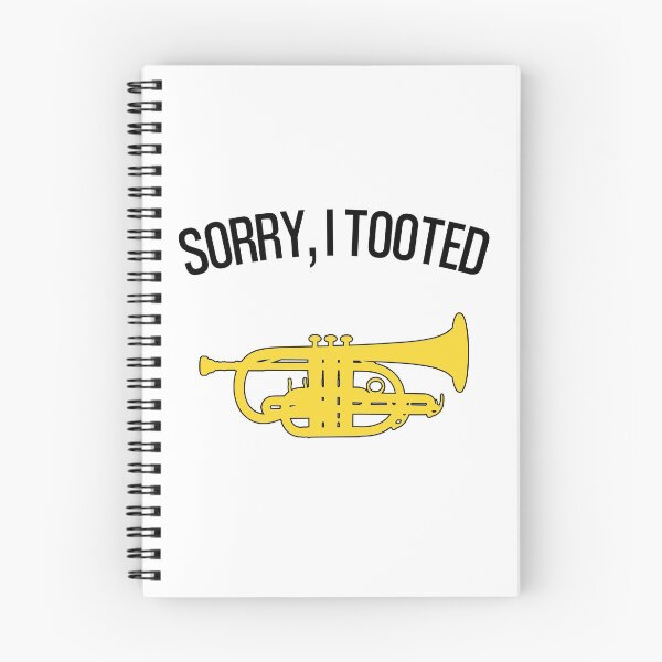 Item preview, Cornet - SORRY, I TOOTED - Funny trumpet gift / Funny cornet gift designed and sold by HEJAshirts.