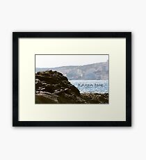 ROCK Framed Print