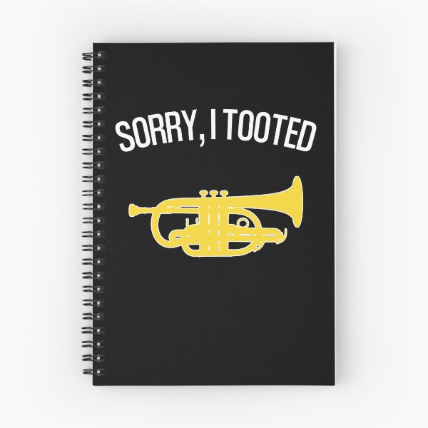 Item preview, Cornet - SORRY, I TOOTED - Funny trumpet gift / Funny cornet gift designed and sold by HEJAshirts.