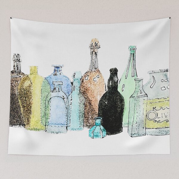 Item preview, Antique Bottles designed and sold by WanderingMogwai.