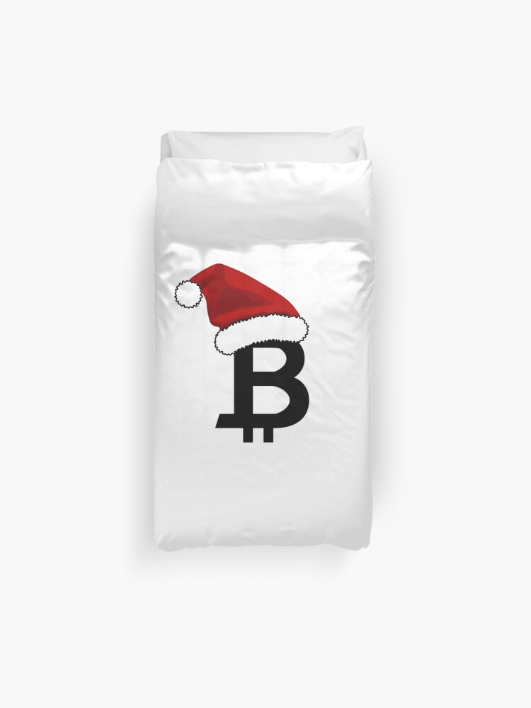 Thumbnail 1 of 2, Duvet Cover, Bitcoin X-Mas designed and sold by CryptoMoment.