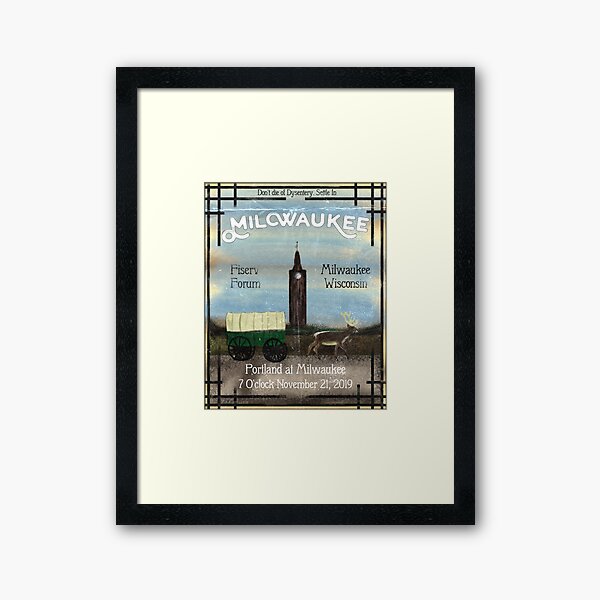 Settle In Milwaukee Framed Art Print