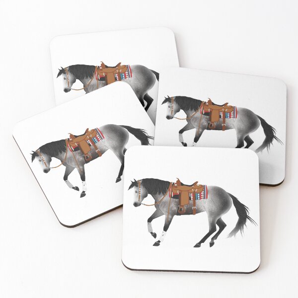 Item preview, Dapple Grey Reiner - Equine Rampaige designed and sold by equinerampaige.