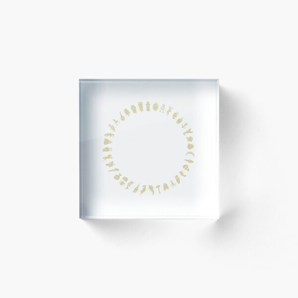 Item preview, Gold Alethiometer Symbols, Golden Compass, The Symbol Reader - His Dark Materials inspired fan art  designed and sold by S Hazelwood .