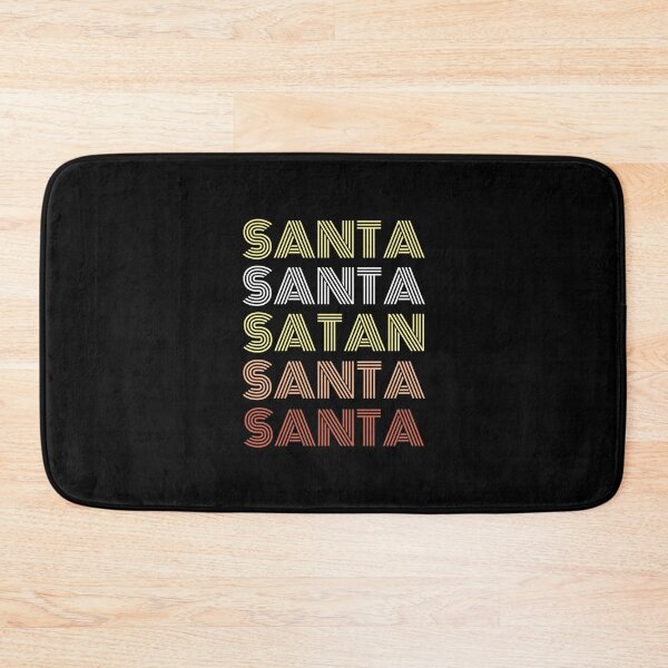 Item preview, 70s Retro Style Santa Satan Wordplay  designed and sold by ShineEyePirate.