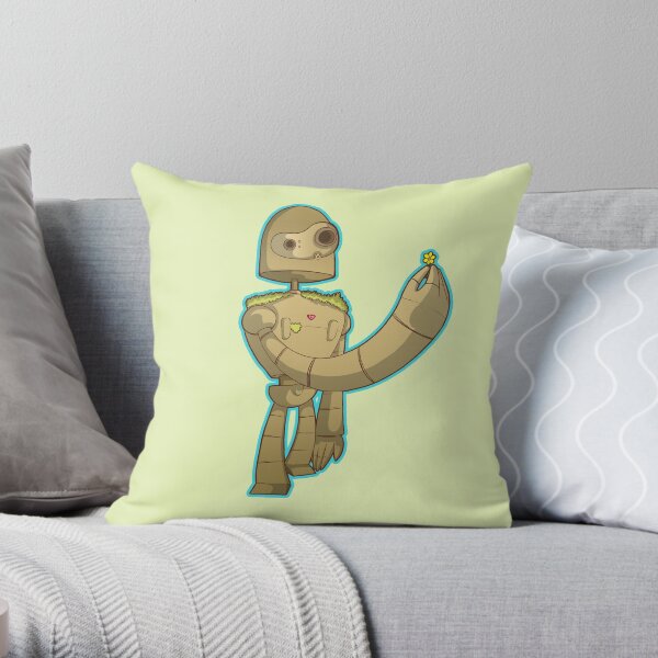 Laputa bot Throw Pillow