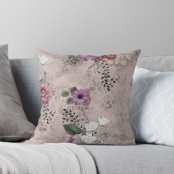Item preview, flowers bouquet romantic animal print  designed and sold by victoriaarend.