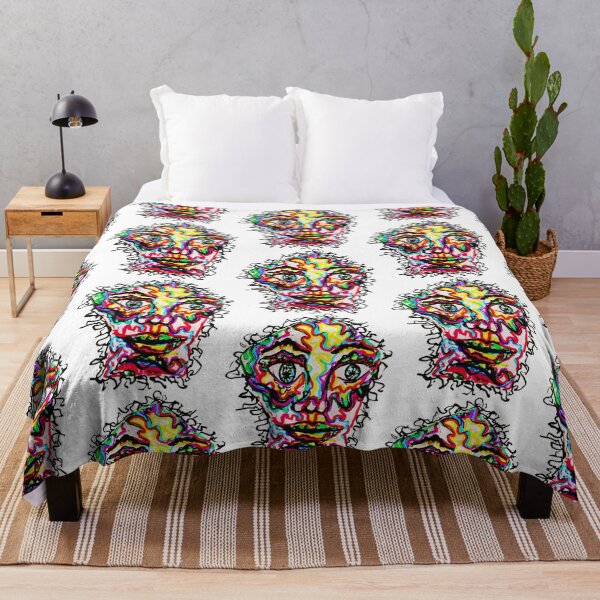 Item preview, Colorful Abstract Face Design designed and sold by Gigilorient.