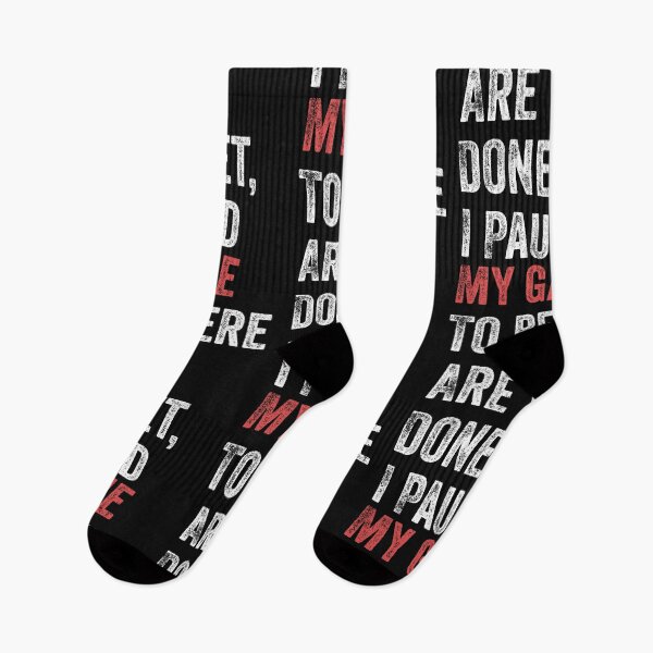 Item preview, Are We Done Yet I Paused My Game To Be Here Funny Gamer designed and sold by Leslie Smith.
