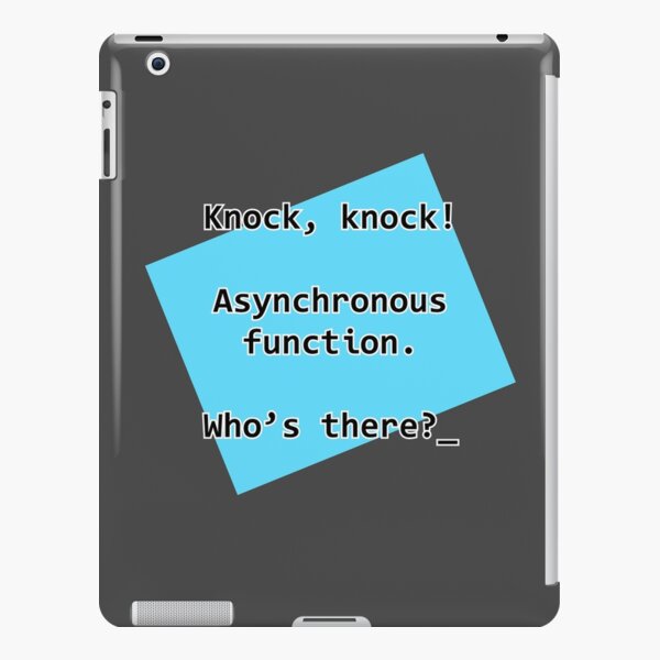 Knock Knock JavaScript iPad Snap Case
