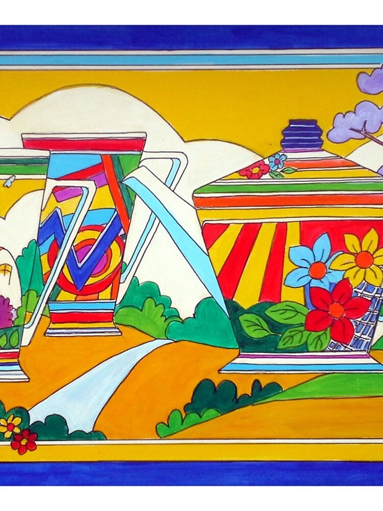 Thumbnail 4 of 4, iPhone Case, A Clarice Cliff Tea-Party designed and sold by MaureenW.