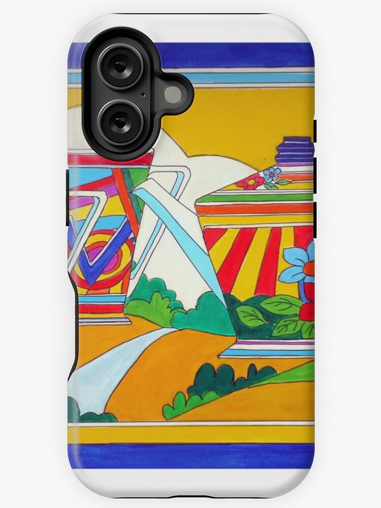 Thumbnail 1 of 4, iPhone Case, A Clarice Cliff Tea-Party designed and sold by MaureenW.