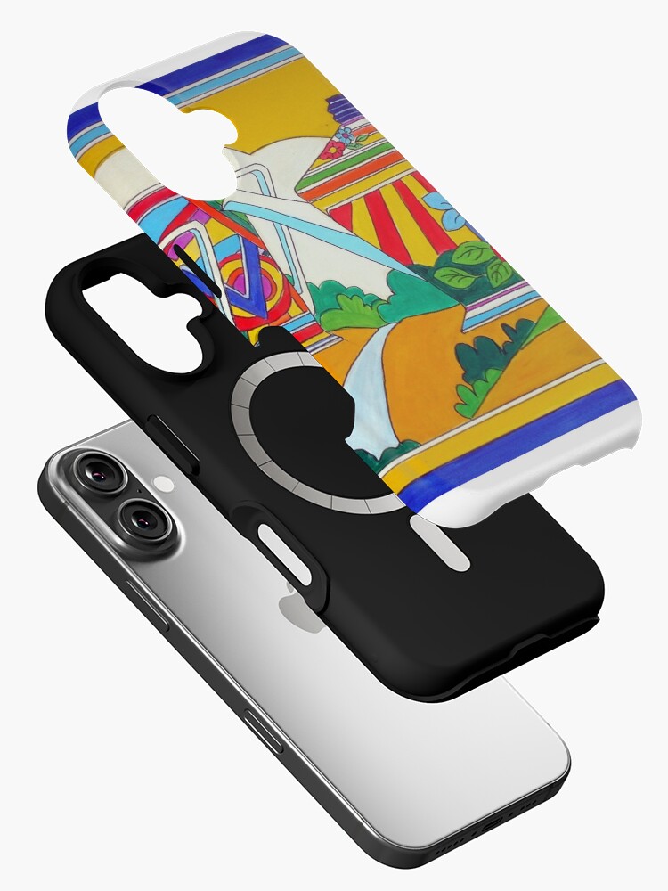 Thumbnail 2 of 4, iPhone Case, A Clarice Cliff Tea-Party designed and sold by MaureenW.