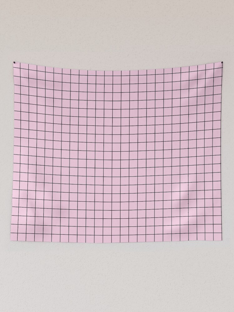 Original Black and Pink grid paper imitation HD High Quality