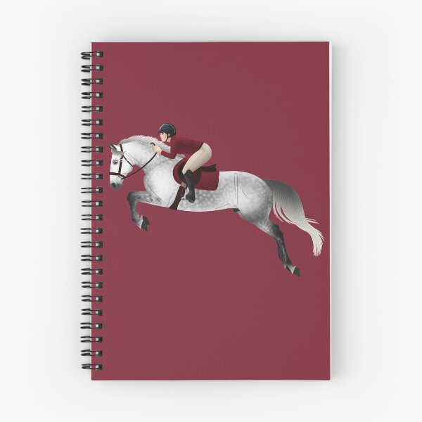 Item preview, Dapple Grey Jumper and Rider - Equine Rampaige designed and sold by equinerampaige.