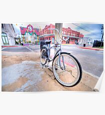 Bike - Galveston, Texas Poster