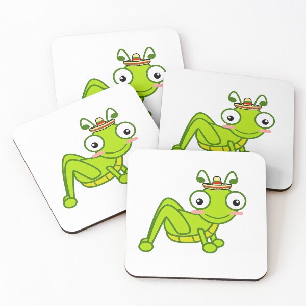 Item preview, Cute Grasshopper With Hat designed and sold by MINI-LOVE.