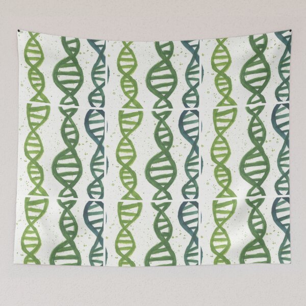 Item preview, DNA in Acrylic Greens designed and sold by Hodgepodge Bricolage.