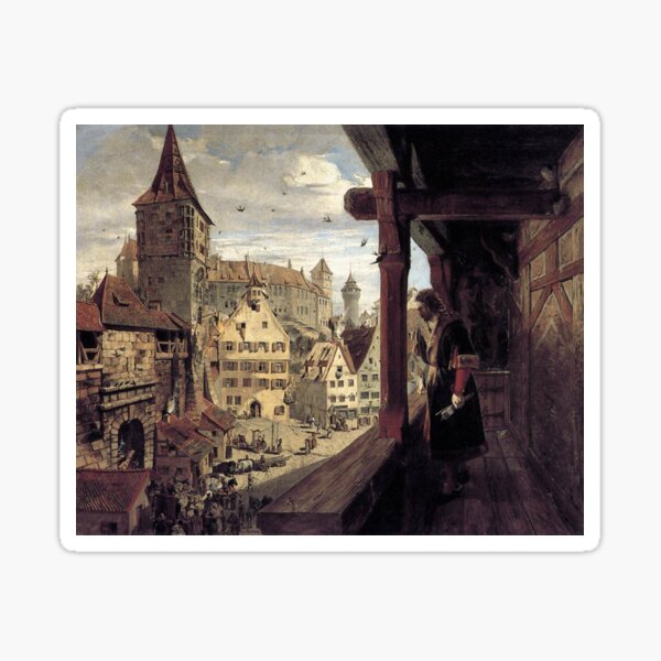 Item preview, Medieval village  by Albrecht Durer circa 1500 designed and sold by Vintage Designs +.