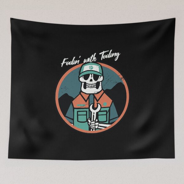 Item preview, Mechanic, craftsman, tool, skull designed and sold by DerSenat.