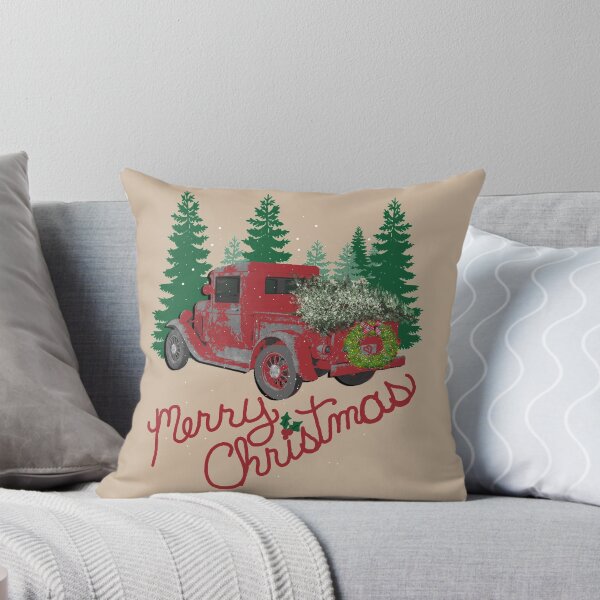 Item preview, Christmas Red Truck Vintage Merry Christmas Gifts designed and sold by tamdevo1.
