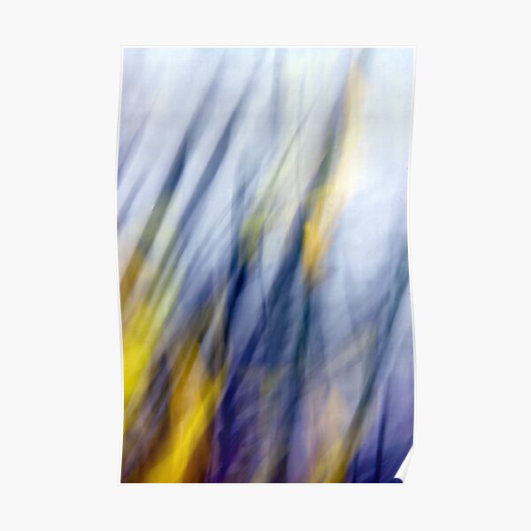 An April Afternoon Abstract Impressionism Poster