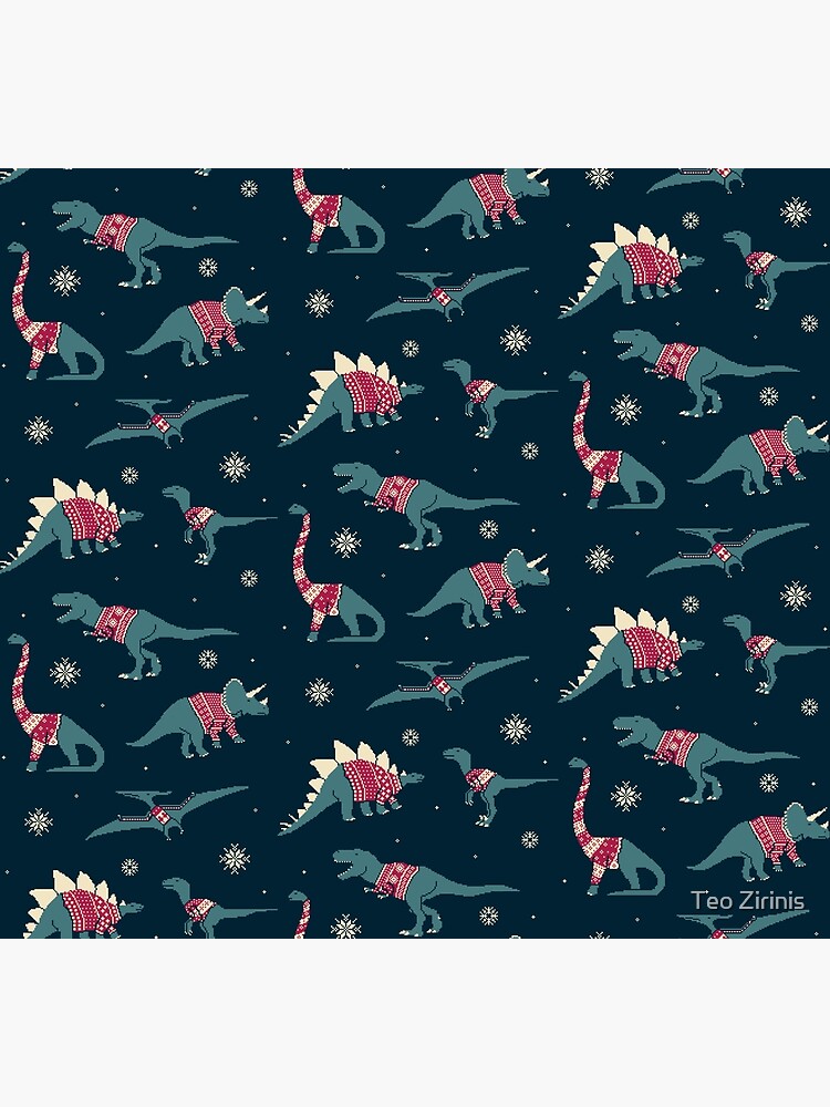 Dinos In Sweaters by theodorezirinis