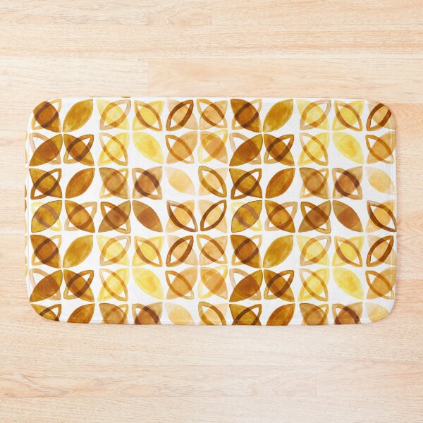 Item preview, 70's Watercolor Pattern - Mustard  designed and sold by TigaTiga.