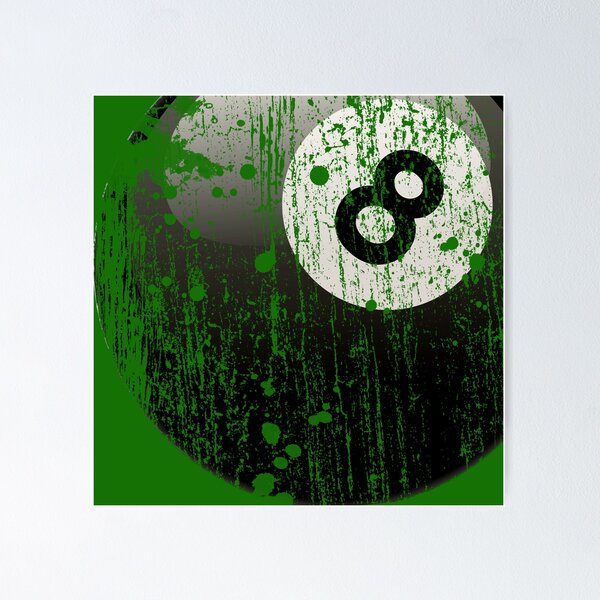 Item preview, Grunge Style 8 Ball designed and sold by dgpaul.
