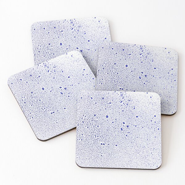 Item preview, Blue blotches, drops and beads designed and sold by siloto.
