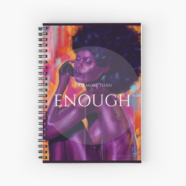 I Am Enough Spiral Notebook