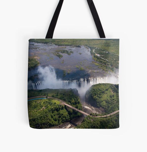 Victoria Falls Allover-Print Tote Bag