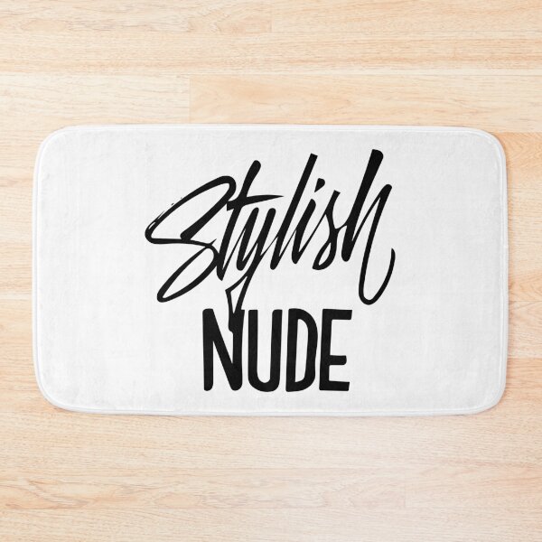 Item preview, Stylish Nude Handlettering text Black version designed and sold by Duukster.