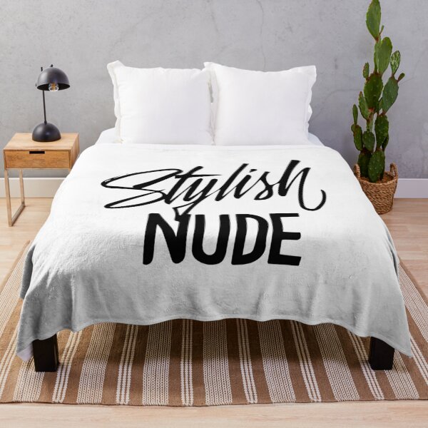Item preview, Stylish Nude Handlettering text Black version designed and sold by Duukster.
