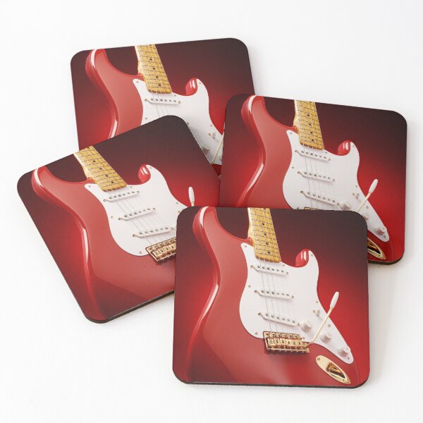 Item preview, Red Electric Guitar designed and sold by whitestarbulbco.