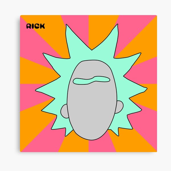 Rick minimal art Canvas Print